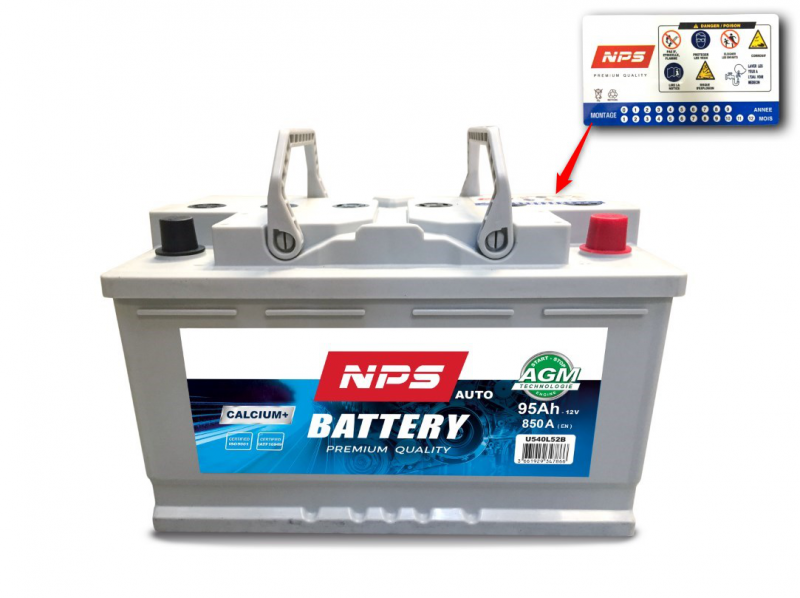 Batterie NPS U540L52B - Asian Auto Parts